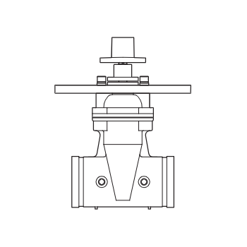 Tyco® TJPG2502734 Model TJP Non-Rising Stem (NRS) Post Indicator Gate Valve, Groove x Groove, 10"