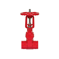 Tyco® TJRG0800894 Model TJR OS&Y Gate Valve, Groove x Groove, 3"