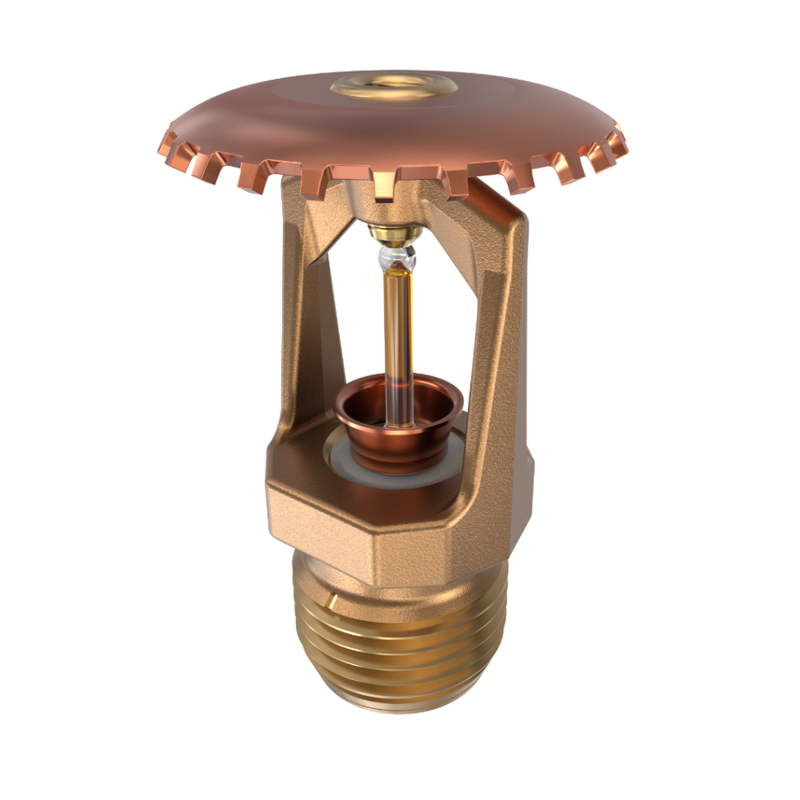 Tyco® TY313, Model TY-FRB, 5.6K, Upright, QR, 1/2" NPT, Brass, 135 Degree, 77-370-1-135, Fire Sprinkler Head