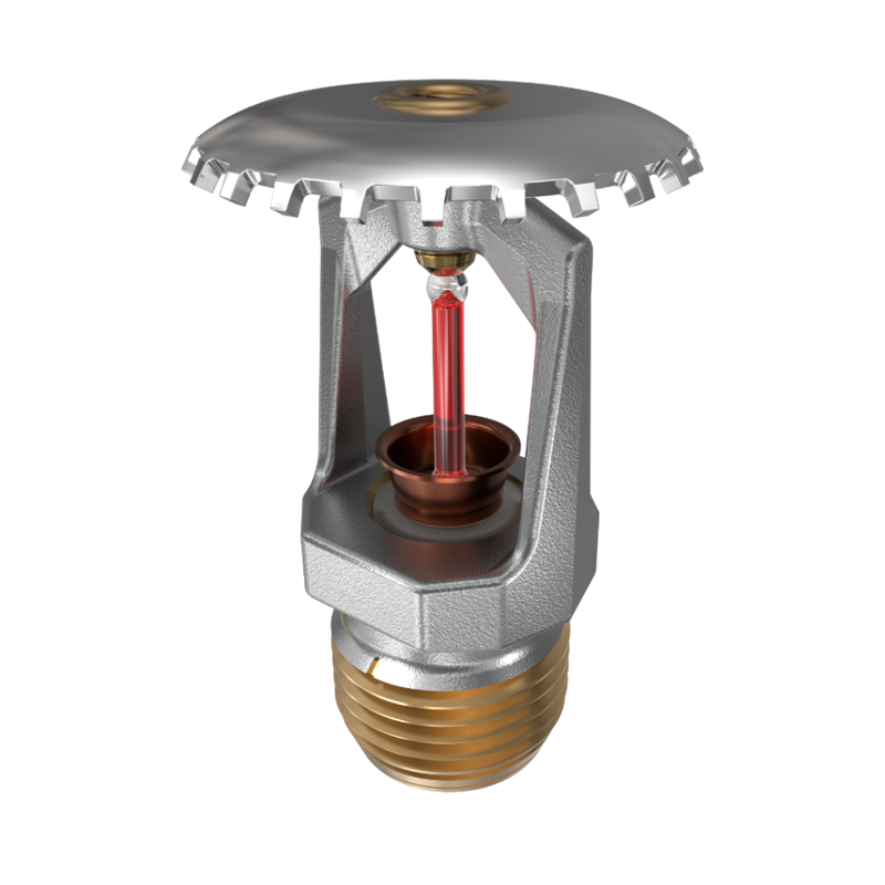 Tyco® TY313, Model TY-FRB, 5.6K, Upright, QR, 1/2" NPT, Chrome, 155 Degree, 77-370-9-155, Fire Sprinkler Head
