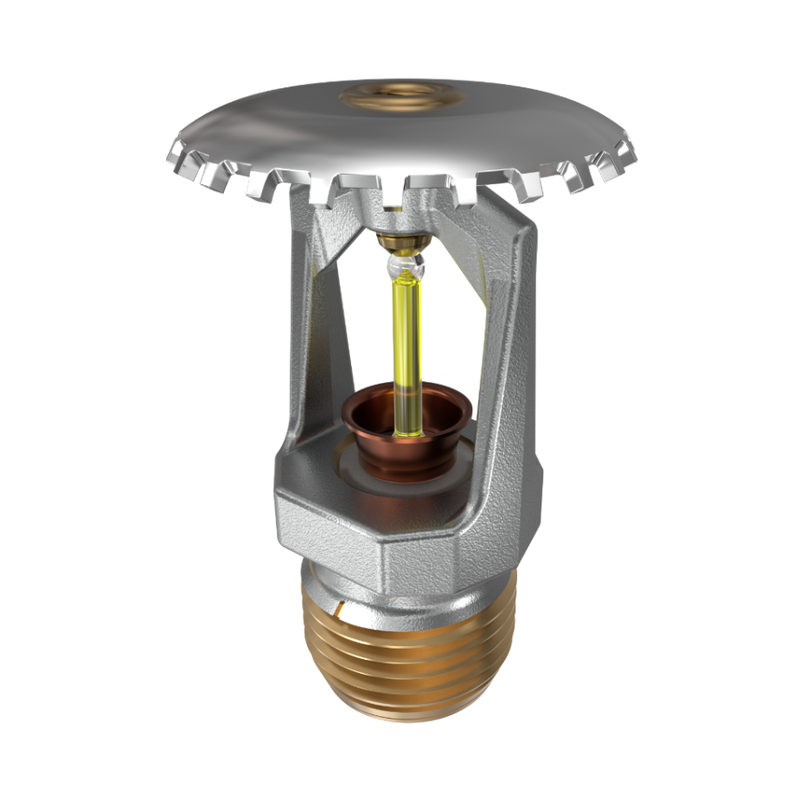 Tyco® TY313, Model TY-FRB, 5.6K, Upright, QR, 1/2" NPT, Chrome, 175 Degree, 77-370-9-175, Fire Sprinkler Head