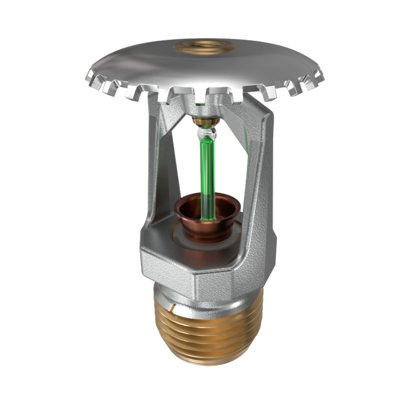 Tyco® TY313, Model TY-FRB, 5.6K, Upright, QR, 1/2" NPT, Chrome, 200 Degree, 77-370-9-200, Fire Sprinkler Head