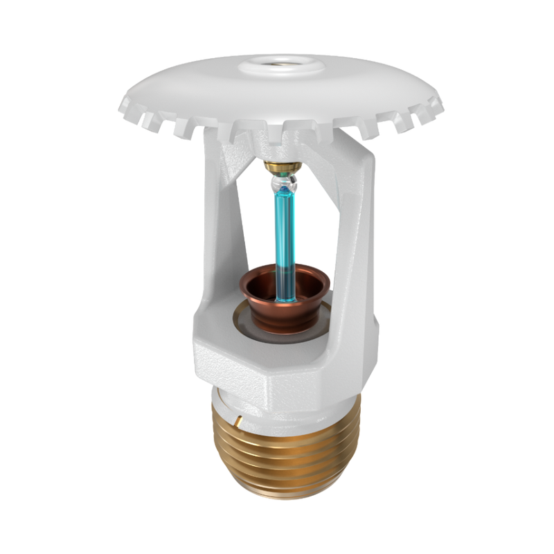 Tyco® TY313, Model TY-FRB, 5.6K, Upright, QR, 1/2" NPT, White, 286 Degree, 77-370-4-286, Fire Sprinkler Head