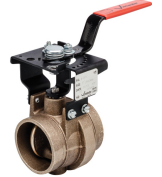 Victaulic® Series 608N Butterfly Valve for Copper Tubing, 3" With Lever Lock Handle & Memory Stop - V030608NE2