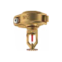 Victaulic V2708 Brass 155 Degree Groove With Style V9 Coupling Fire Sprinkler Head, 5.6K, QR, Pendent, ½” IGS, S27JBCQ410