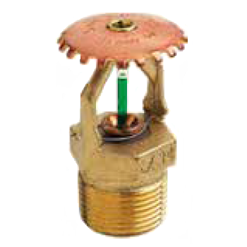 Victaulic V3402 Brass 200 Degree Fire Sprinkler Head, 8.0K, QR, Upright, 3/4” NPT, S342AFQ510