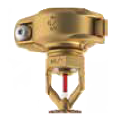 Victaulic V3406 Brass Groove With Style V9 Coupling 155 Degree Fire Sprinkler Head, 8.0K, QR, Pendent, 3/4” IGS, S34KBCQ510
