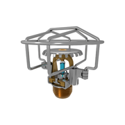 Viking® VK1001, XT1, Intermediate Level/In-Rack, Preassembled w/ Guard, 5.6K, Upright, SR, 1/2" NPT, Brass, 286 Degree 23867AGG Fire Sprinkler Head