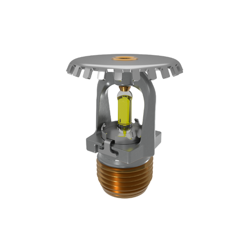 Viking® VK1001, XT1 High Pressure 250 PSI, 5.6K, Standard, Upright, SR, 1/2" NPT, Chrome, 175 Degree 23867FD Fire Sprinkler Head