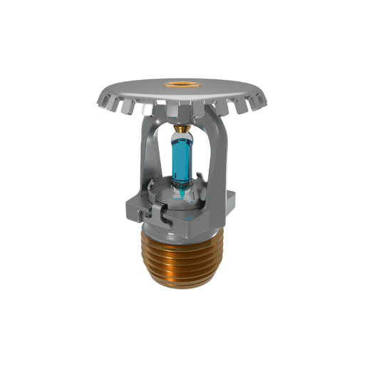 Viking® VK1001, XT1 High Pressure 250 PSI, 5.6K, Standard, Upright, SR, 1/2" NPT, Chrome, 286 Degree 23867FG Fire Sprinkler Head