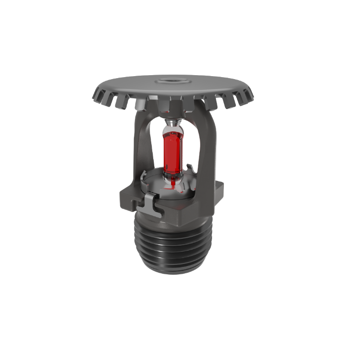 Viking® VK1001, XT1 High Pressure 250 PSI, 5.6K, Standard, Upright, SR, 1/2" NPT, Nickel PTFE (ENT), 155 Degree 23867JNB Fire Sprinkler Head