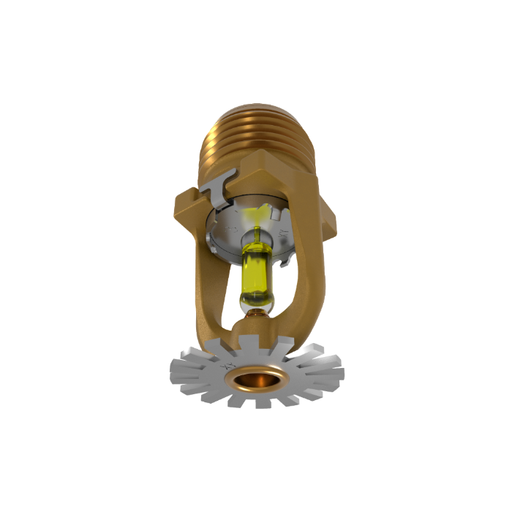 Viking® VK1021, Model XT1, 5.6K, Standard, Pendent, SR, 1/2" NPT, Brass, 175 Degree 23868AD Fire Sprinkler Head