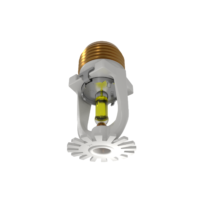 Viking® VK1021, Model XT1, 5.6K, Standard, Pendent, SR, 1/2" NPT, White, 175 Degree, 23868MD/W Fire Sprinkler Head