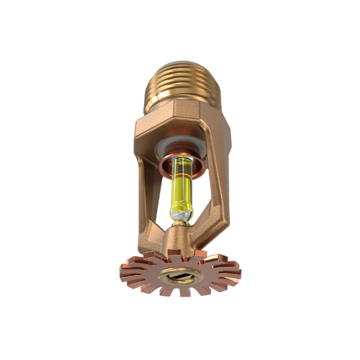 Viking® VK102, Model M, 5.6K, Standard, Pendent, SR, 1/2" NPT, Brass 175 Degree 12987AD Fire Sprinkler Head