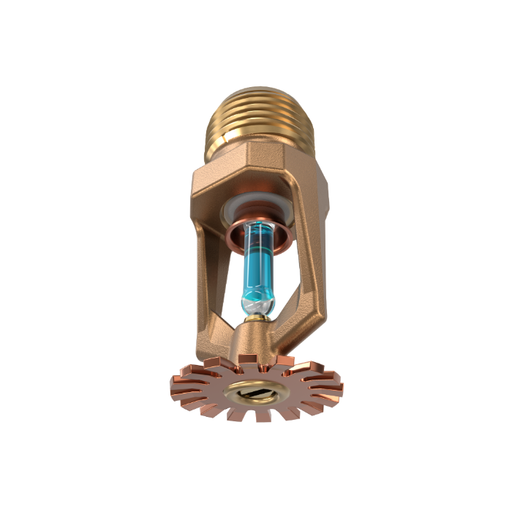 Viking® VK102, Model M, 5.6K, Standard, Pendent, SR, 1/2" NPT, Brass 286 Degree 12987AG Fire Sprinkler Head