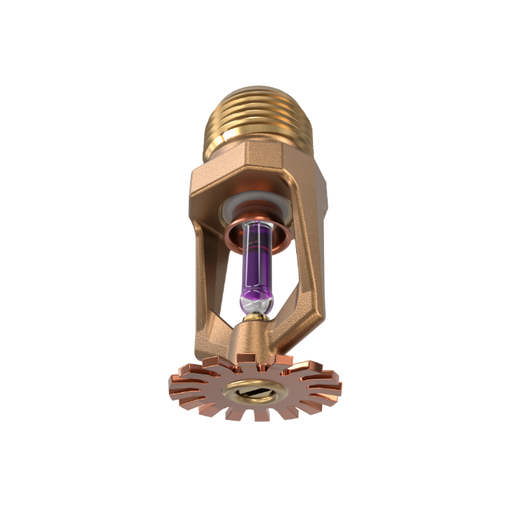 Viking® VK102, Model M, 5.6K, Standard, Pendent, SR, 1/2" NPT, Brass 360 Degree 12987AH Fire Sprinkler Head