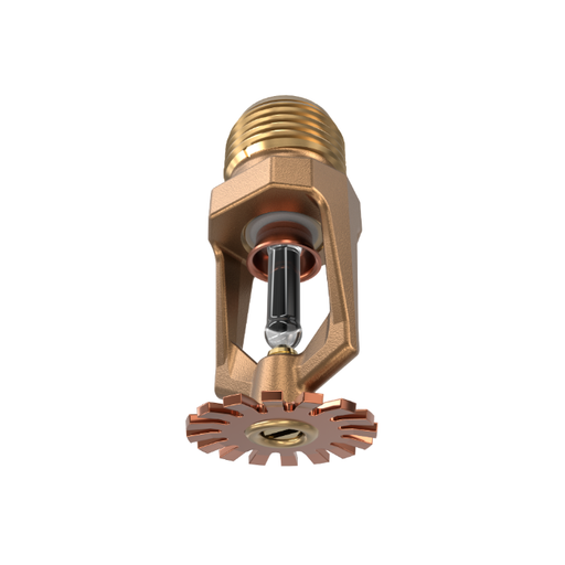 Viking® VK102, Model M, 5.6K, Standard, Pendent, SR, 1/2" NPT, Brass 500 Degree 12987AL Fire Sprinkler Head