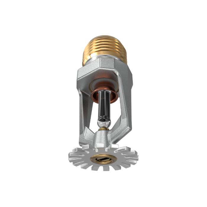 Viking® VK102, Model M, 5.6K, Standard, Pendent, SR, 1/2" NPT, Chrome 500 Degree 12987FL Fire Sprinkler Head