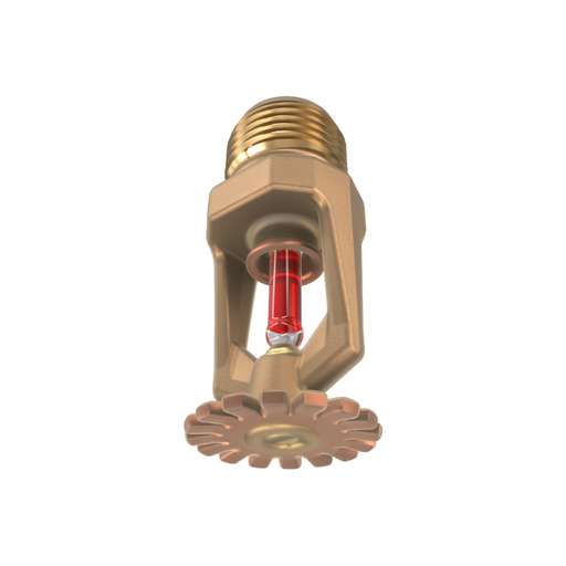 Viking® VK102, Model M, 5.6K, Standard, Pendent, SR, 1/2" NPT, Wax Coated Brass 155 Degree 12987CB Fire Sprinkler Head