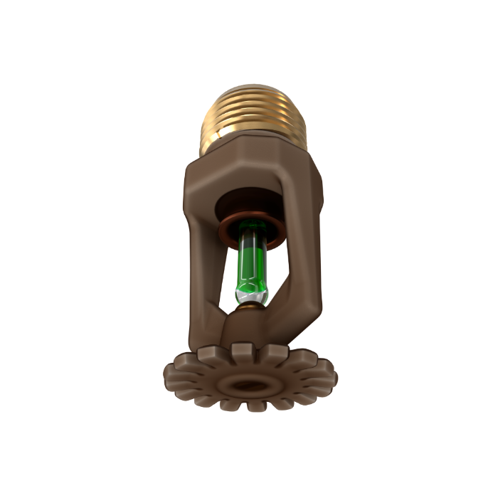 Viking® VK102, Model M, 5.6K, Standard, Pendent, SR, 1/2" NPT, Wax Coated White 200 Degree 12987VE/W Fire Sprinkler Head