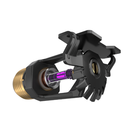 Viking® VK104, Model M, 5.6K, Standard, Horizontal Sidewall, SR, 1/2" NPT, Black, 360 Degree 12995MH/B Fire Sprinkler Head
