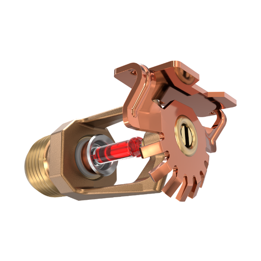 Viking® VK104, Model M, 5.6K, Standard, Horizontal Sidewall, SR, 1/2" NPT, Brass, 155 Degree 12995AB Fire Sprinkler Head