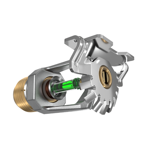 Viking® VK104, Model M, 5.6K, Standard, Horizontal Sidewall, SR, 1/2" NPT, Chrome, 200 Degree 12995FE Fire Sprinkler Head
