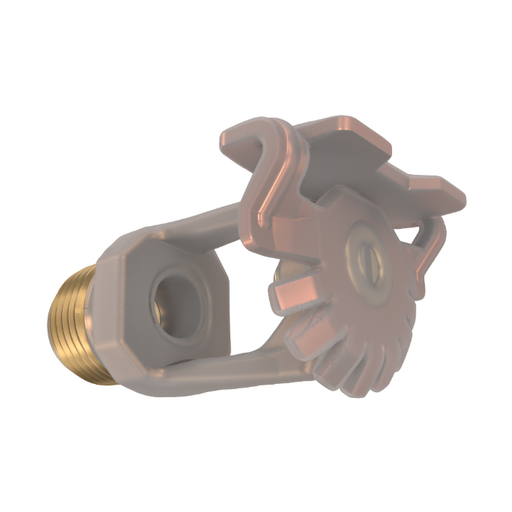 Viking® VK104, Model M, 5.6K, Standard, Horizontal Sidewall, SR, 1/2" NPT, Wax Coated Brass, OPEN, 12995CZ Fire Sprinkler Head