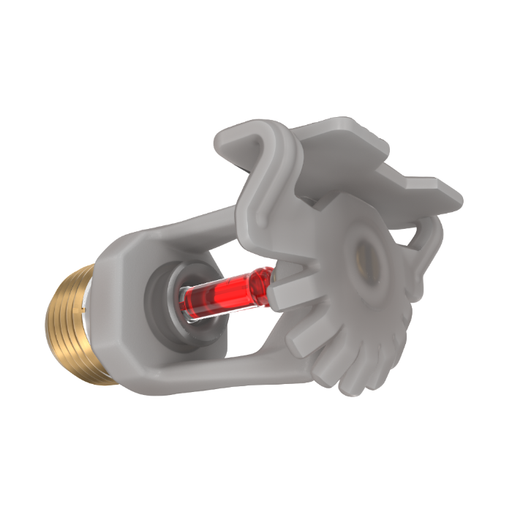 Viking® VK104, Model M, 5.6K, Standard, Horizontal Sidewall, SR, 1/2" NPT, Wax Coated White, 155 Degree, 12995VB/W Fire Sprinkler Head