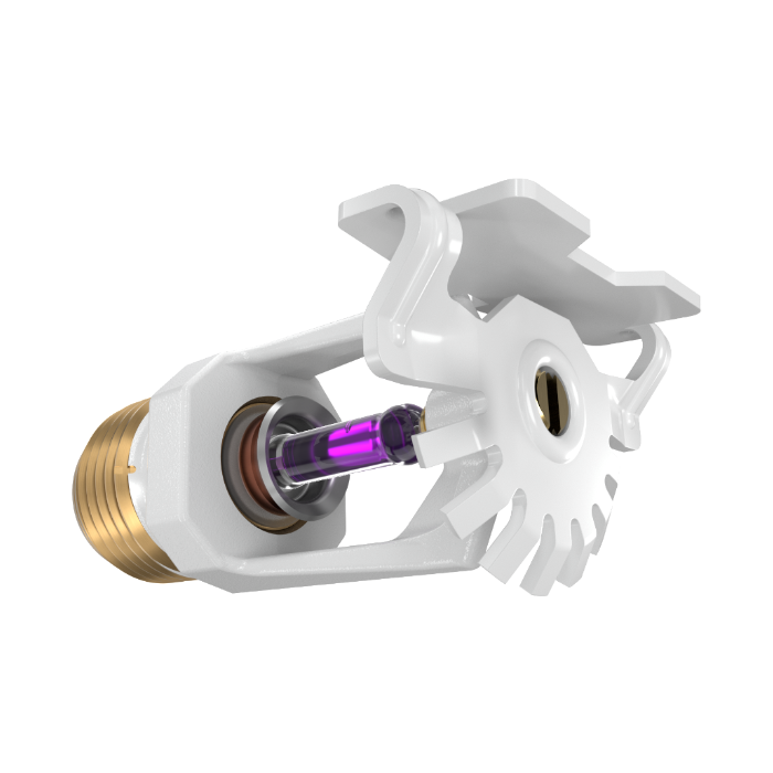 Viking® VK104, Model M, 5.6K, Standard, Horizontal Sidewall, SR, 1/2" NPT, White, 360 Degree 12995MH/W Fire Sprinkler Head