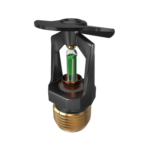 Viking® VK106, Model M, 5.6K, Standard, Vertical Sidewall, SR, 1/2" NPT, Black, 200 Degree 12996ME/B Fire Sprinkler Head