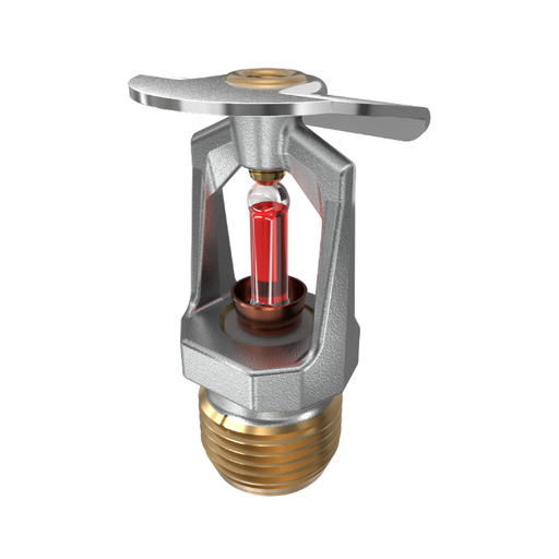 Viking® VK106, Model M, 5.6K, Standard, Vertical Sidewall, SR, 1/2" NPT, Chrome, 155 Degree 12996FB Fire Sprinkler Head