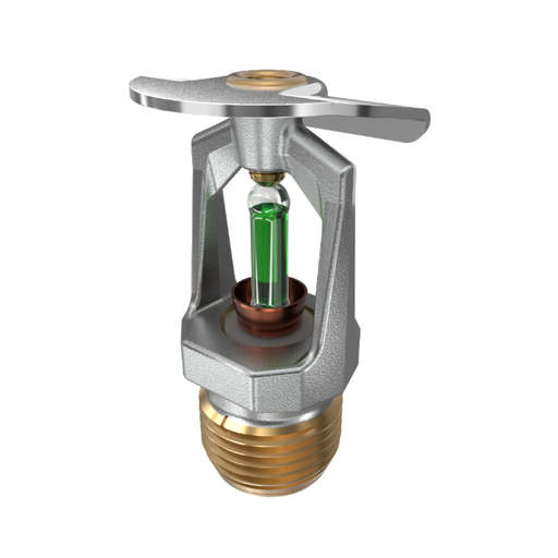 Viking® VK106, Model M, 5.6K, Standard, Vertical Sidewall, SR, 1/2" NPT, Chrome, 200 Degree 12996FE Fire Sprinkler Head