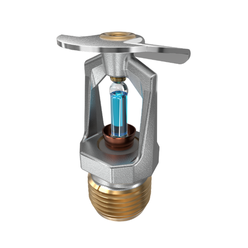 Viking® VK106, Model M, 5.6K, Standard, Vertical Sidewall, SR, 1/2" NPT, Chrome, 286 Degree 12996FG Fire Sprinkler Head