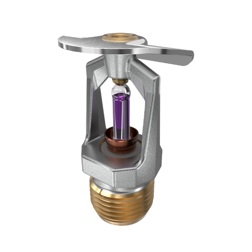 Viking® VK106, Model M, 5.6K, Standard, Vertical Sidewall, SR, 1/2" NPT, Chrome, 360 Degree 12996FH Fire Sprinkler Head