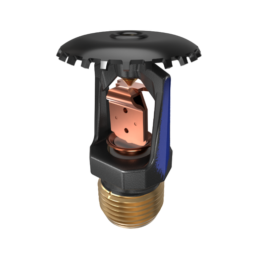 Viking® VK108, Model M, 5.6K, Standard, Upright, Fusible Link, SR, 1/2" NPT, Black, 286 Degree 12973MG/B Fire Sprinkler Head