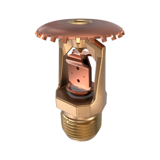 Viking® VK108, Model M, 5.6K, Standard, Upright, Fusible Link, SR, 1/2" NPT, Brass, 220 Degree 12973AF Fire Sprinkler Head