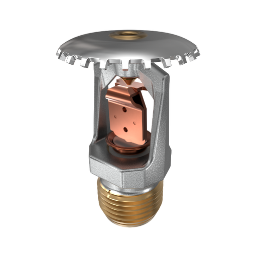Viking® VK108, Model M, 5.6K, Standard, Upright, Fusible Link, SR, 1/2" NPT, Chrome, 165 Degree 12973FC Fire Sprinkler Head
