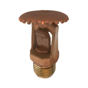 Viking® VK108, Model M, 5.6K, Standard, Upright, Fusible Link, SR, 1/2" NPT, Wax Coated Brass, 220 Degree 12973CF Fire Sprinkler Head