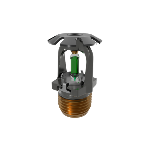 Viking® VK1181, Conventional, 5.6K, Standard, SR, 1/2" NPT, Black, 200 Degree 23907ME/B Fire Sprinkler Head