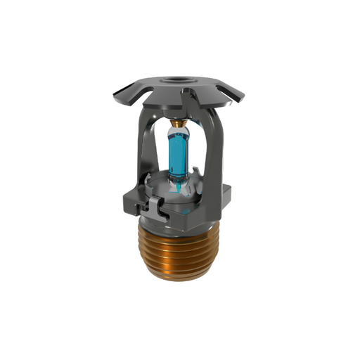Viking® VK1181, Conventional, 5.6K, Standard, SR, 1/2" NPT, Black, 286 Degree 23907MG/B Fire Sprinkler Head
