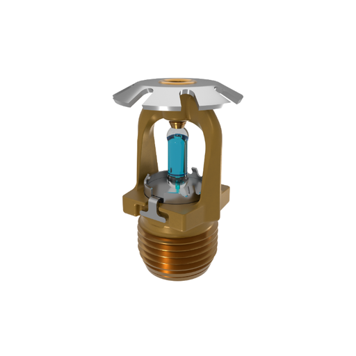 Viking® VK1181, Conventional, 5.6K, Standard, SR, 1/2" NPT, Brass, 286 Degree 23907AG Fire Sprinkler Head