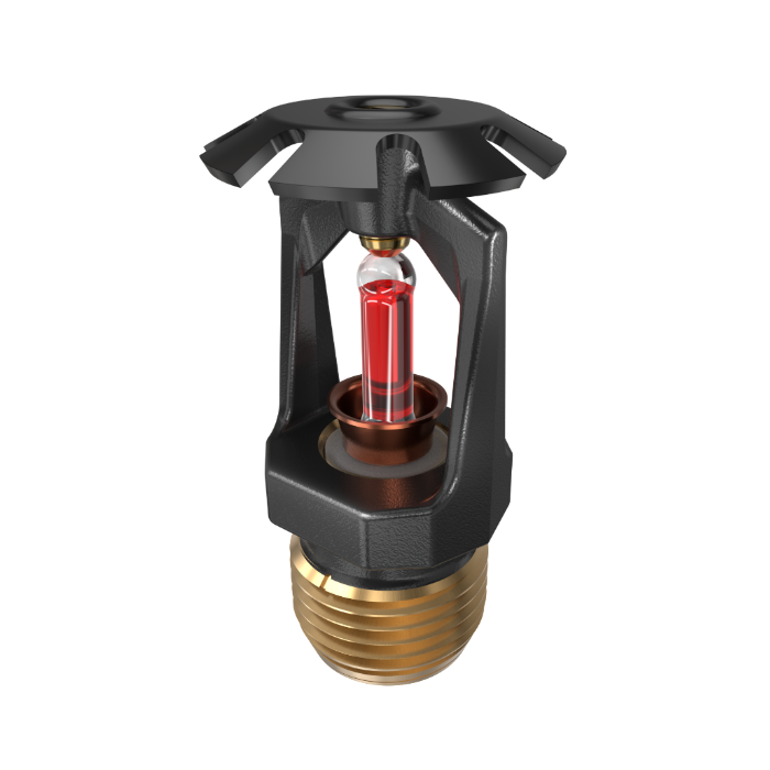 Viking® VK118, Model M, 5.6K, Standard, Conventional, SR, 1/2" NPT, Black 155 Degree 19383MB/B Fire Sprinkler Head