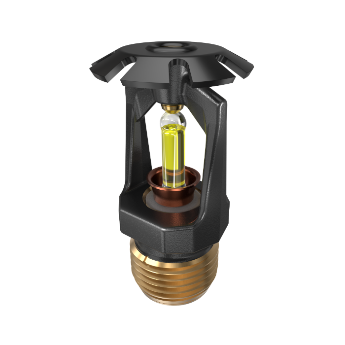 Viking® VK118, Model M, 5.6K, Standard, Conventional, SR, 1/2" NPT, Black, 175 Degree 19383MD/B Fire Sprinkler Head