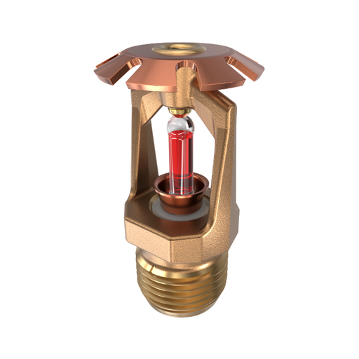 Viking® VK118, Model M, 5.6K, Standard, Conventional, SR, 1/2" NPT, Brass, 155 Degree 19383AB Fire Sprinkler Head