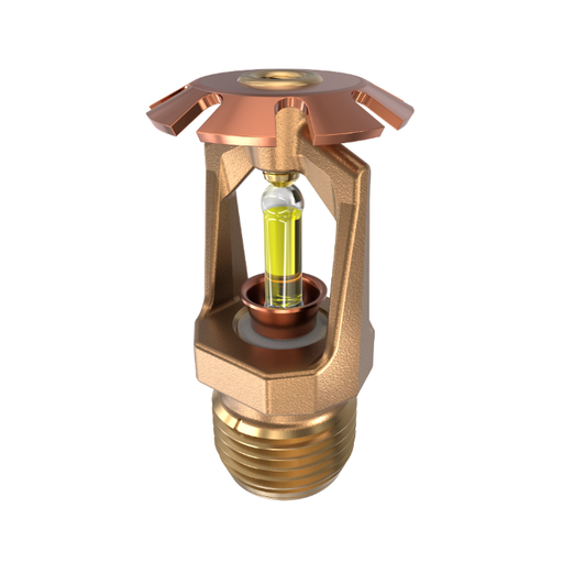 Viking® VK118, Model M, 5.6K, Standard, Conventional, SR, 1/2" NPT, Brass, 175 Degree 19383AD Fire Sprinkler Head