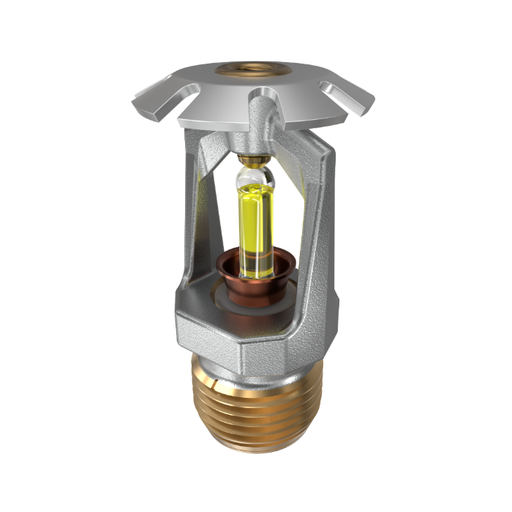 Viking® VK118, Model M, 5.6K, Standard, Conventional, SR, 1/2" NPT, Chrome, 175 Degree 19383FD Fire Sprinkler Head