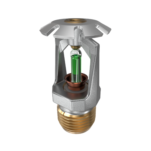Viking® VK118, Model M, 5.6K, Standard, Conventional, SR, 1/2" NPT, Chrome, 200 Degree 19383FE Fire Sprinkler Head