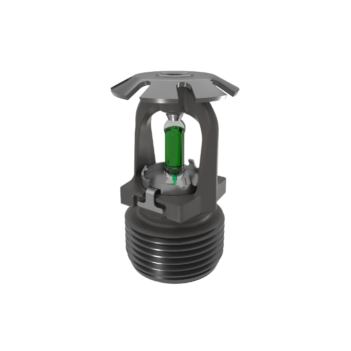Viking® VK1201, Conventional, 8.0K, SR, 3/4" NPT, Nickel PTFE (ENT), 200 Degree 23911JNE Fire Sprinkler Head