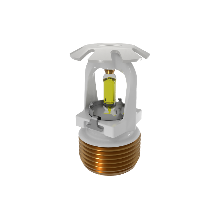 Viking® VK1201, Conventional, 8.0K, SR, 3/4" NPT, White, 175 Degree 23911MD/W Fire Sprinkler Head